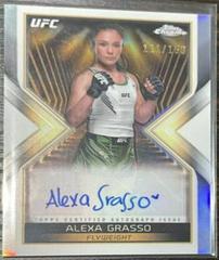 Alexa Grasso [Refractor] #MEA-AGR Ufc Cards 2024 Topps Chrome UFC Main Event Autograph Prices