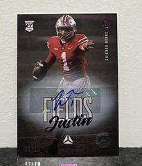 Justin Fields [Pink Autograph] #111 Football Cards 2021 Panini Luminance Prices