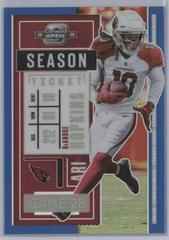 DeAndre Hopkins [Blue] #2 Football Cards 2020 Panini Contenders Optic Prices
