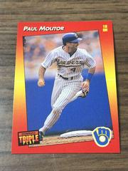 Paul Molitor #254 Baseball Cards 1992 Panini Donruss Triple Play Prices