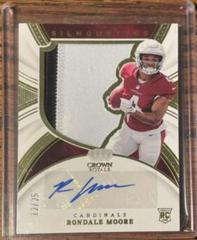 Rondale Moore [Prime] #CRS-RMO Football Cards 2021 Panini Chronicles Crown Royale Silhouette Autographs Prices