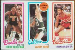 Bridgeman, Bird, Brewer Basketball Cards 1980 Topps Prices