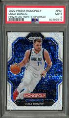 Luka Doncic [White Sparkle] #PS1 Basketball Cards 2022 Panini Prizm Monopoly All Stars Prices