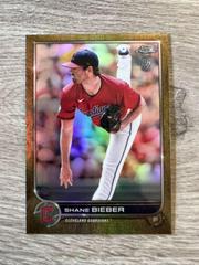 Shane Bieber [Ben Baller Gold] Baseball Cards 2022 Topps Chrome Prices