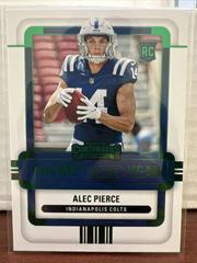 Alec Pierce [Emerald] #ROY-API Football Cards 2022 Panini Contenders Rookie of the Year Prices