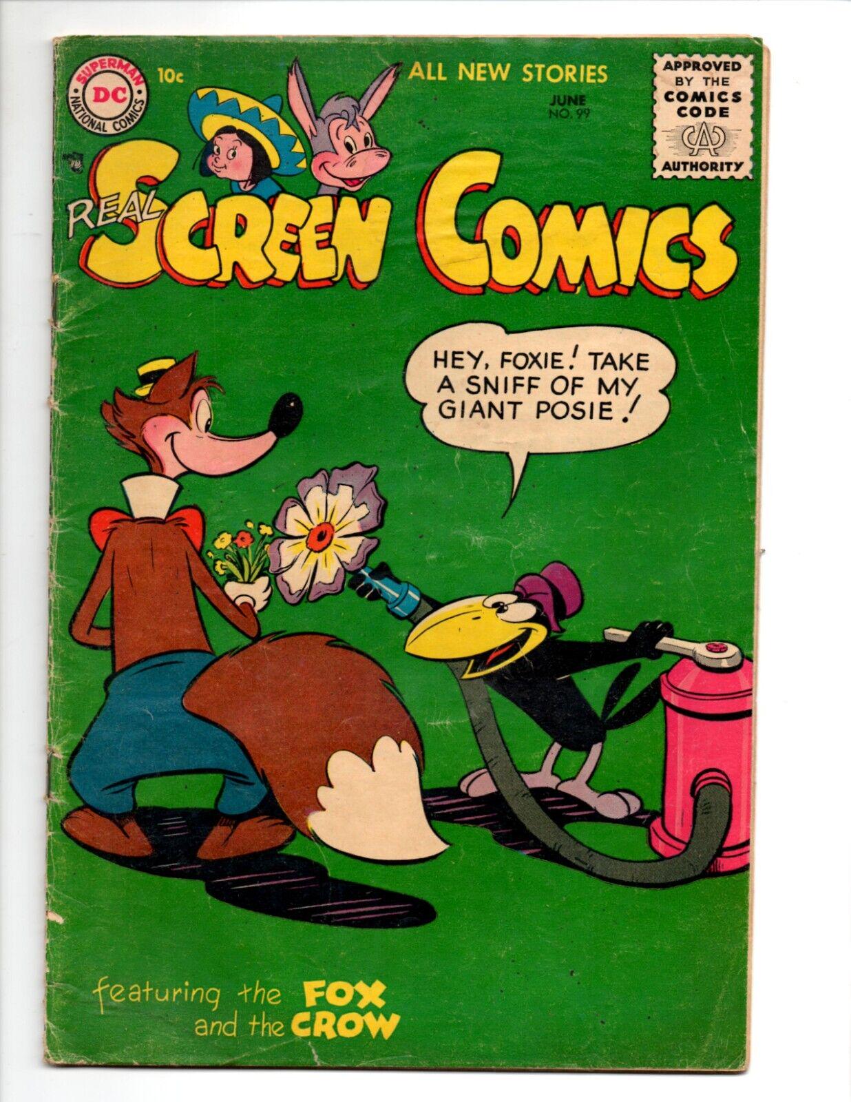 Real Screen Comics #99 (1956) Comic Books Real Screen Comics