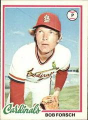 Bob Forsch #83 Baseball Cards 1978 O Pee Chee Prices