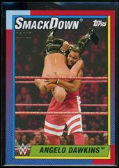 Angelo Dawkins [Red] Wrestling Cards 2021 Topps Heritage WWE Prices
