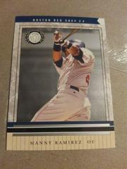Manny Ramirez #24 Baseball Cards 2003 Fleer Patchworks Prices