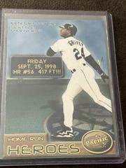 Ken Griffey Jr. #3 Baseball Cards 1998 Pacific Home Run Heroes Prices
