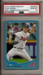 Alex Wood [Wal Mart Blue Border] #US255 Baseball Cards 2013 Topps Update Prices