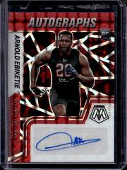 Arnold Ebiketie [Choice Fusion Red and Yellow] #RAM-AE Football Cards 2022 Panini Mosaic Rookie Autographs Prices