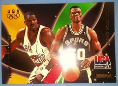 Hakeem Olajuwon - David Robinson  57 #57 Basketball Cards 1996 Skybox Premium Prices