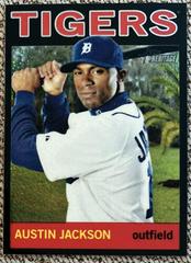 Austin Jackson [Black Refractor] #HC93 Baseball Cards 2013 Topps Heritage Chrome Prices