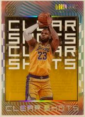 LeBron James [Gold] Basketball Cards 2019 Panini Illusions Clear Shots Prices