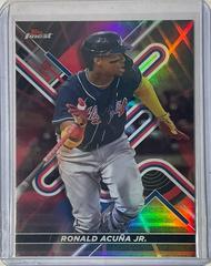Ronald Acuna Jr. [Red Black Vapor] #31 Baseball Cards 2022 Topps Finest Prices