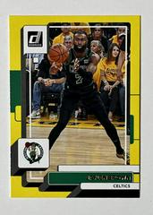 Jaylen Brown [Yellow Flood] #2 Basketball Cards 2022 Panini Donruss Prices