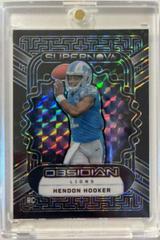 Hendon Hooker [Blue Finite Electric Etch] #5 Football Cards 2023 Panini Obsidian Supernova Prices
