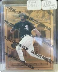 Frank Thomas [Gold] Baseball Cards 1996 Leaf Steel Prices