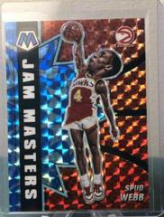 Spud Webb [Reactive Blue] #16 Basketball Cards 2020 Panini Mosaic Jam Masters Prices