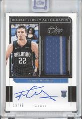 Franz Wagner [Gold] Basketball Cards 2021 Panini One and One Rookie Autographs Prices