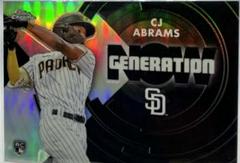 CJ Abrams #GNC-9 Baseball Cards 2022 Topps Chrome Update Generation Now Prices