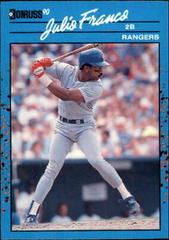 Julio Franco #112 Baseball Cards 1990 Donruss Best AL Prices