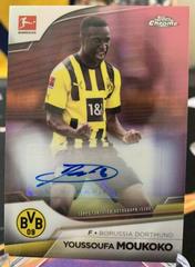 Youssoufa Moukoko [Pink] #BCA-YM Soccer Cards 2022 Topps Chrome Bundesliga Autographs Prices