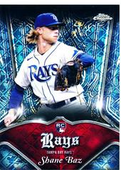 Shane Baz [Red] #PS-21 Baseball Cards 2022 Topps Chrome Logofractor Club Plaques Prices