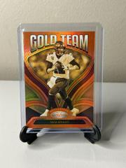 Tom Brady [Orange] Football Cards 2022 Panini Certified Gold Team Prices