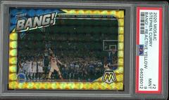 Stephen Curry [Reactive Yellow] Basketball Cards 2020 Panini Mosaic Bang Prices