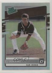 CJ Abrams [Holo] #RP-17 Baseball Cards 2020 Panini Donruss Optic Rated Prospects Prices