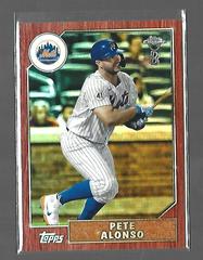 Pete Alonso [Ben Baller Orange] #87BC-10 Baseball Cards 2022 Topps Chrome 1987 Prices