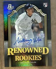 Anthony Volpe [Autograph] Baseball Cards 2023 Bowman Platinum Renowned Rookies Prices