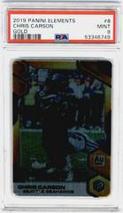 Chris Carson [Gold] #8 Football Cards 2019 Panini Elements Prices