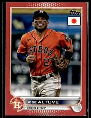 Jose Altuve [Red] #118 Baseball Cards 2022 Topps Japan Edition Prices