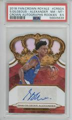 Shai Gilgeous Alexander Autograph Jersey #230 Basketball Cards 2018 Panini Crown Royale Prices
