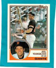 Joel Youngblood Baseball Cards 1983 Topps Traded Prices