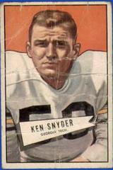 Kenneth Snyder Football Cards 1952 Bowman Small Prices
