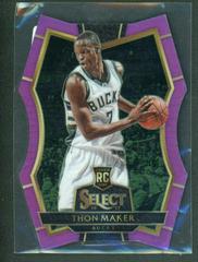 Thon Maker [Die Cut Gold Prizm] Basketball Cards 2016 Panini Select Prices