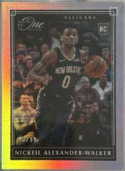 Nickeil Alexander Walker #103 Basketball Cards 2019 Panini One and One Prices