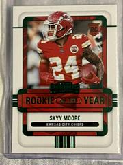 Skyy Moore [Emerald] #ROY-SMO Football Cards 2022 Panini Contenders Rookie of the Year Prices