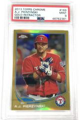 A. J. Pierzynski [Gold Refractor] #169 Baseball Cards 2013 Topps Chrome Prices