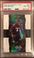 Kobe Bryant #15 Basketball Cards 2003 UD Exquisite Collection Prices