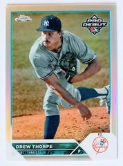 Drew Thorpe [Refractor] Baseball Cards 2023 Topps Pro Debut Chrome Prices
