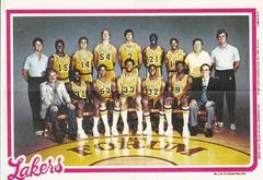 Los Angeles Lakers Basketball Cards 1980 Topps Pin-Ups Prices