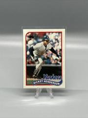 Rickey Henderson #380 Baseball Cards 1989 Topps Tiffany Prices