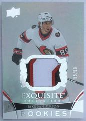 Jake Sanderson #R-JS Hockey Cards 2022 Upper Deck Black Diamond Exquisite Collection Rookies Prices
