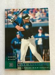 Alex Rodriguez [True Blue] #29 Baseball Cards 1998 Leaf Rookies & Stars Prices