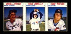 Bobby Murcer, Darrell Porter, Ross Grimsley [Hand Cut Panel] Baseball Cards 1979 Hostess Prices
